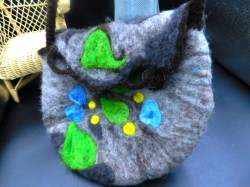 wool felt purse